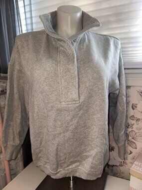 Aerie Oversized Snap Front Sweatshirt